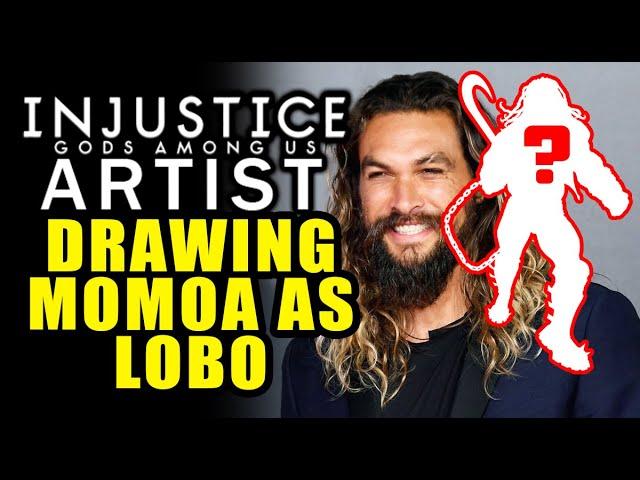 Pro Marvel/DC artist drawing JASON MOMOA as LOBO! GIVING THE FANS WHAT THEY WANT!!!