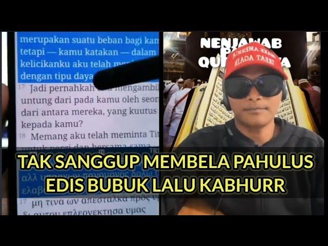 DETIK-DETIK EDIS TAK LAGI MAMPU MEMBELA PAULUS. SIAPAKAH PENIPU DALAM 2 KOR 12:16??