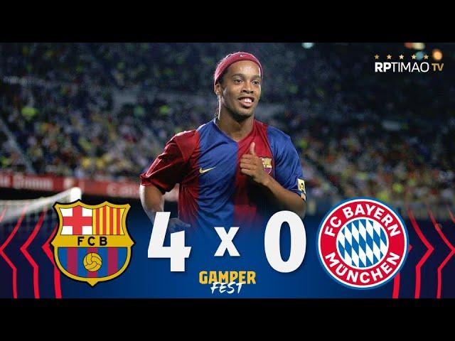 Barcelona 4 x 0 Bayern Munich (Ronaldinho's Show) ● Joan Gamper 2006 Extended Goals & Highlights HD