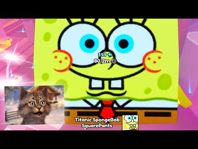 I HATCHED TITANIC SPONGEBOB IN PET SIMULATOR 99