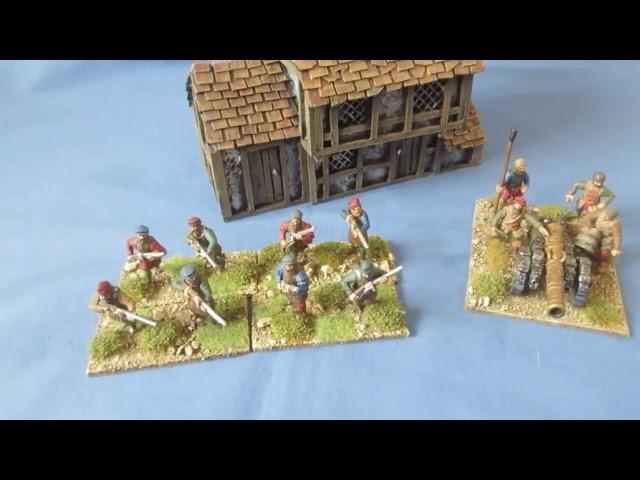 #707 Conflix medieval building ready to use in 28mm scale.