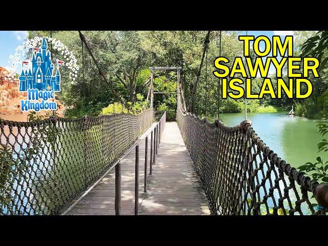 Tom Sawyer Island - FULL WALK THROUGH Magic Kingdom