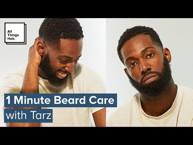 1 Minute Beard Care For Black Men | Bearded Beginners