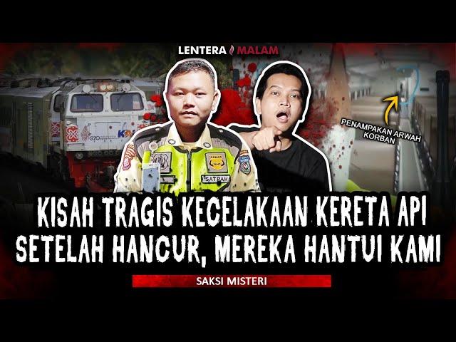 KESAKSIAN SATPAM KERETA API BERHASIL MEREKAM PENAMPAKAN ARWAH KORBAN 