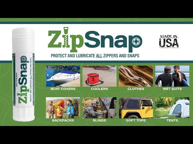 Zip Snap Zipper and Snap Wax