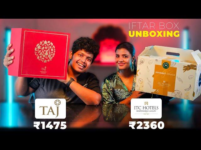 Costliest Iftar Box ITC vs TAJ Unboxing with Aishwarya Rajesh - Irfan's View