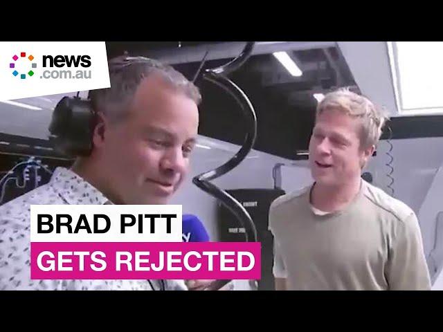 F1 reporter rejects Brad Pitt offer