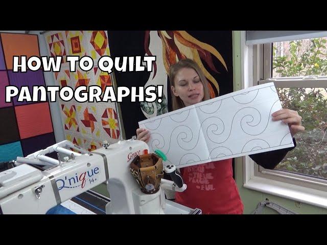 How to Quilt with Pantograph Designs on a Longarm Quilting Frame