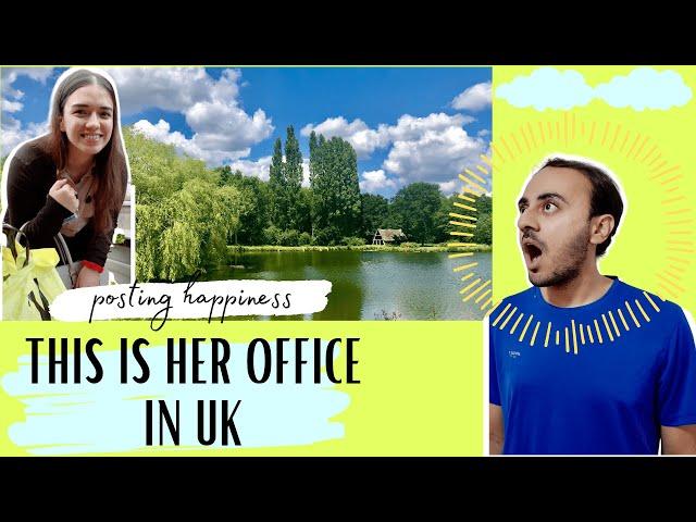 Lake inside Office?! | Indian Couple in UK | Life in England | VLOG 2