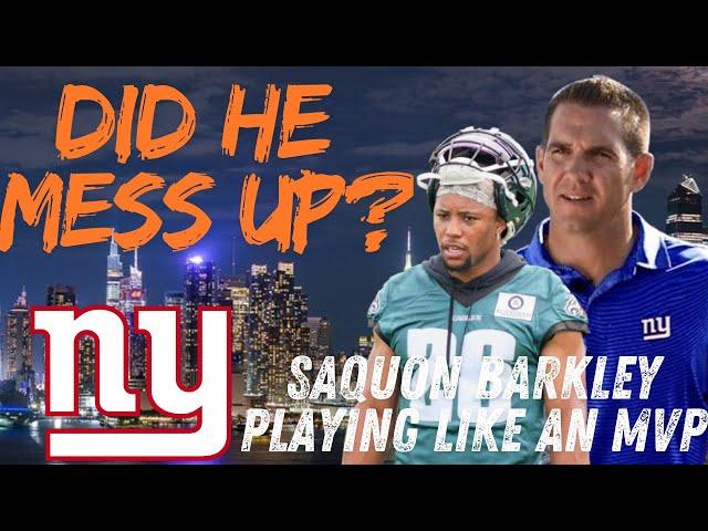 New York Giants | Did Joe Schoen Mess Up? Saquon Barkley Is DOMINATING In Philly!