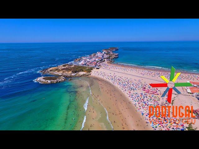Baleal island️ aerial view - 4K Ultra HD