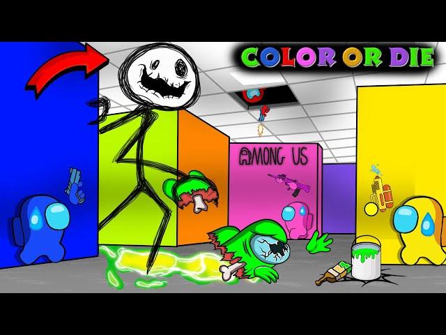 어몽어스 VS Color Die Zombies #2 | AMONG US ANIMATION FUNNY