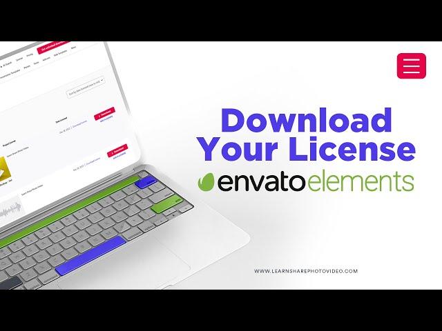 How to Download Your License File from Envato Elements — How to Use Envato Elements (2024)