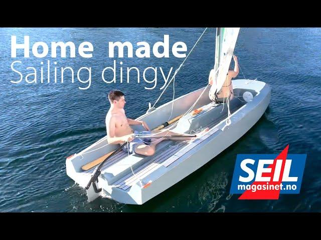 Homemade sailing dingy