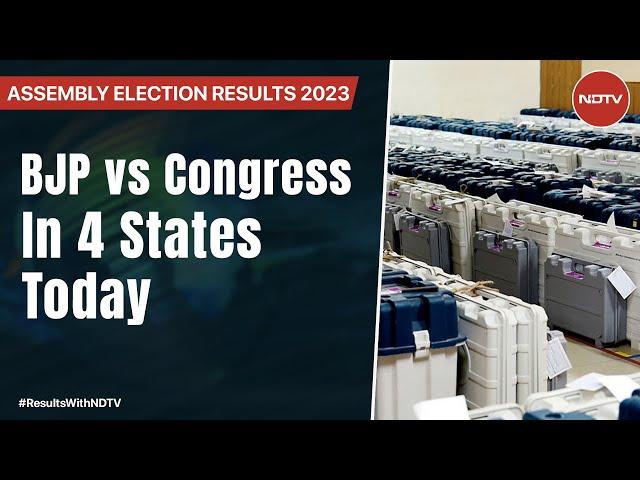 Assembly Election Results 2023 | Big Test For BJP, Congress As Counting Begins In 4 States