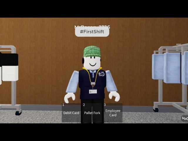 [Day 18] Mrbacon first shift at RoMart (Roblox)