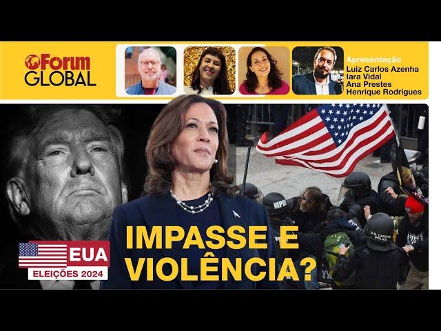 Fórum Ao Vivo nas Eleições dos EUA 2024 | Fórum Global | 05.11.24