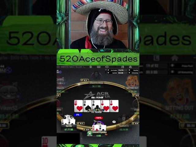 3 Bet to a 125 BB Jam? | 520AceOfSpades on #Twitch #Poker