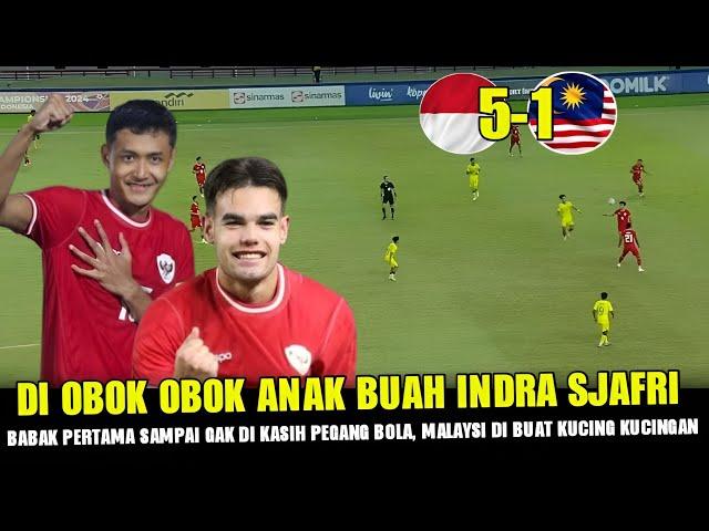 JENS RAVEN HATTRICK  TIMNAS U20 MENANG MUDAH DARI MALAYSIA, TAKTIK AMPUH INDRA SJAFRI MENGGILA