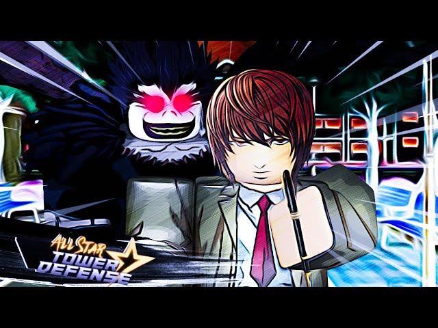 Lvl120 Light Yagami 6star tested to the limit on All Star Tower Defense | Roblox