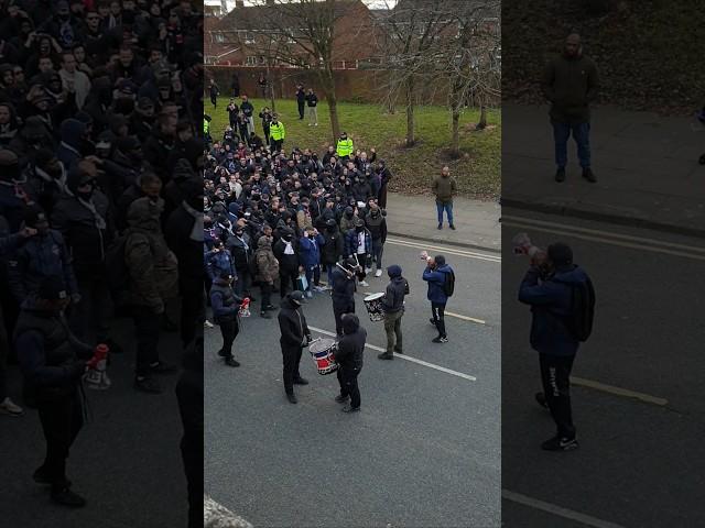 Paris saint germain fans and ultras Liverpool v PSG at Anfield #ultras #footballfans #psgfans