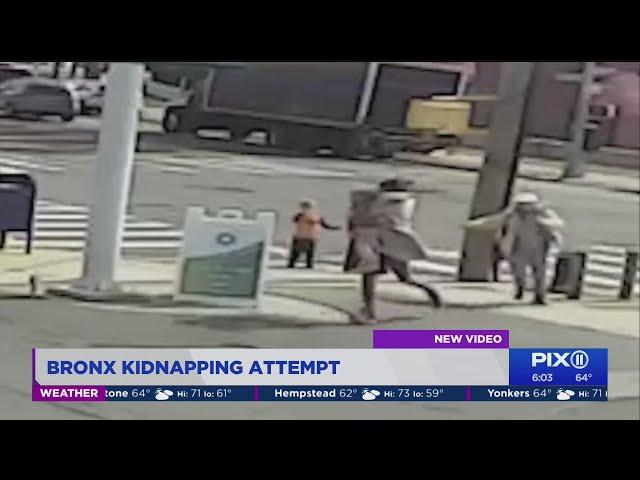 Video shows man snatch 3-year-old girl off Bronx street