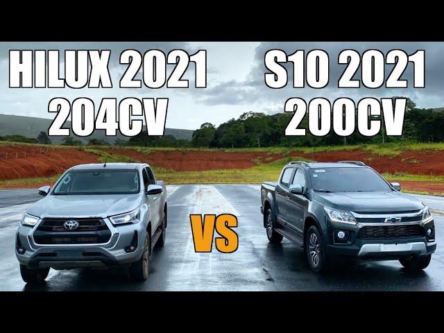 Drag Race: S10 2021 2.8 200cv VS Hilux 2021 204cv!