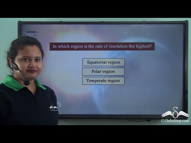 Factors affecting rate of Insolation and Heat zones