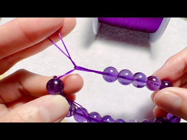 How to Tie the Knot for Elastic Bracelet | Karen is Training New Staff