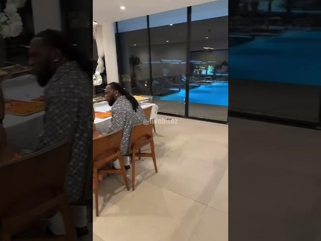 Burna Boy & Chlöe Bailey Skip the Restaurant—Get Private Catering for Dinner! . Have you ever had