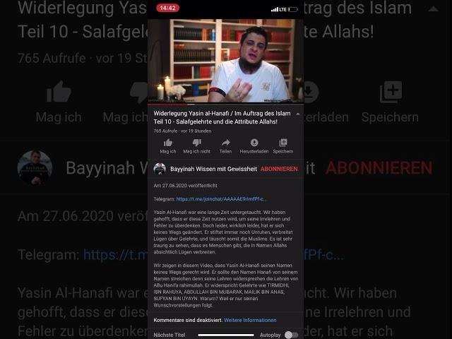 Bayyinah Wissen mit Gewissheit- Der Dämon spricht und seine Dunklen Augen