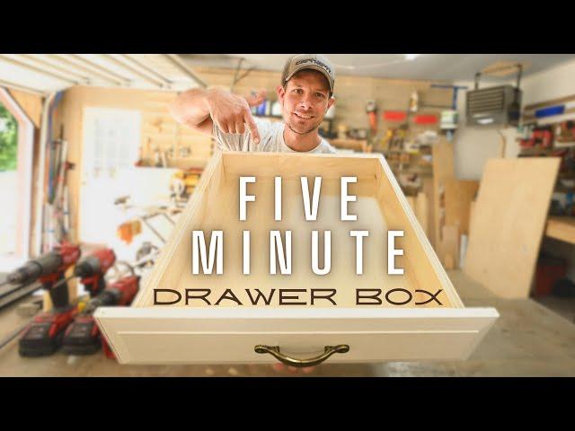 DIY Easy drawer box assembly in 5 minutes! - How To