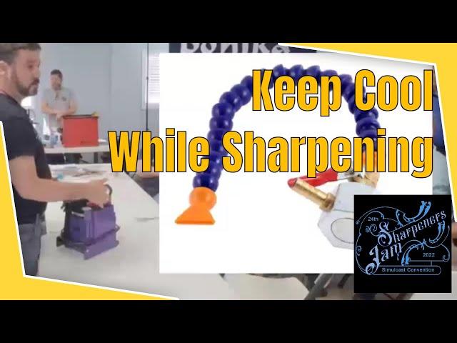 Jim O'Donnell's Poor Man Water Drip for Sharpening Shears | Sharpeners Jam 2022