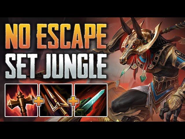 THERE'S NO ESCAPE! Set Jungle Gameplay (SMITE Ranked Conquest)