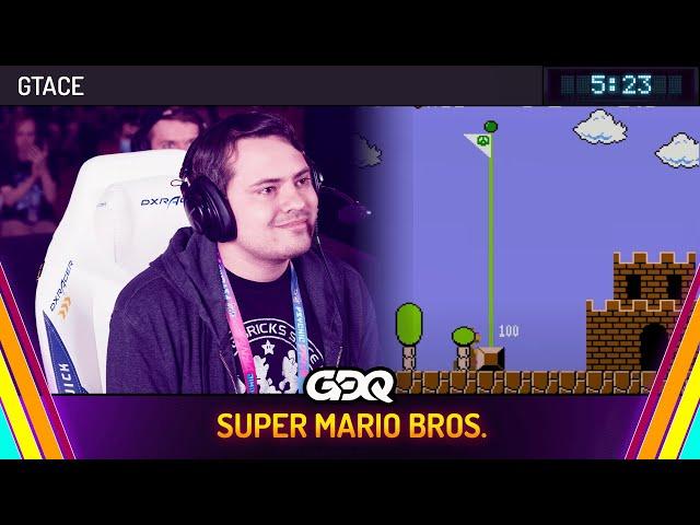 Super Mario Bros. by GTAce  in 5:23 - Summer Games Done Quick 2024