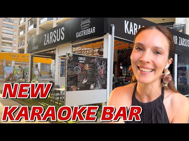 New ZARSUS Karaoke Bar - Tasty Food & Music!  #benidormbyana