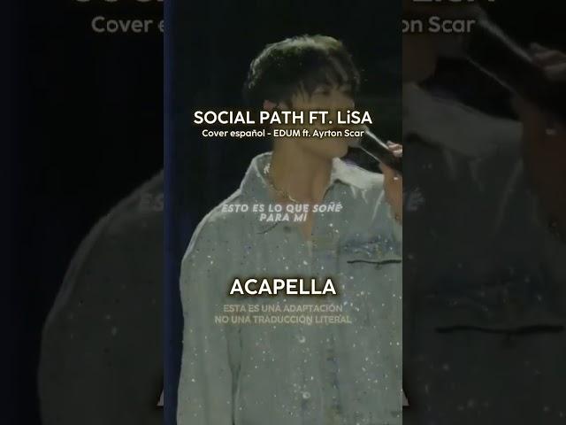 Feliz año  Cover español Social Path Acapella #acapella #kpop #skz #LiSA #socialpath