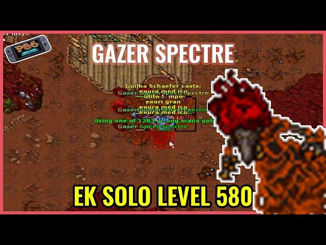 TIBIA || EK HUNT SOLO #38 || GAZER SPECTRE || HUNT ATUALIZADA PRO LEVEL E SET