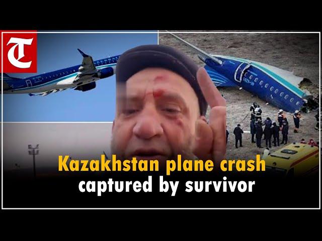 Witness to Kazakhstan plane crash, watch survivor film dark moments before and after mishap