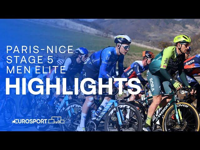 Sprinters BATTLE IT OUT once again  | Paris-Nice 2024 Stage 5 Highlights | Eurosport Cycling