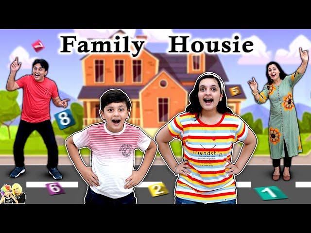 FAMILY HOUSIE | Family Comedy Challenge | Giant Tambola | Aayu and Pihu Show