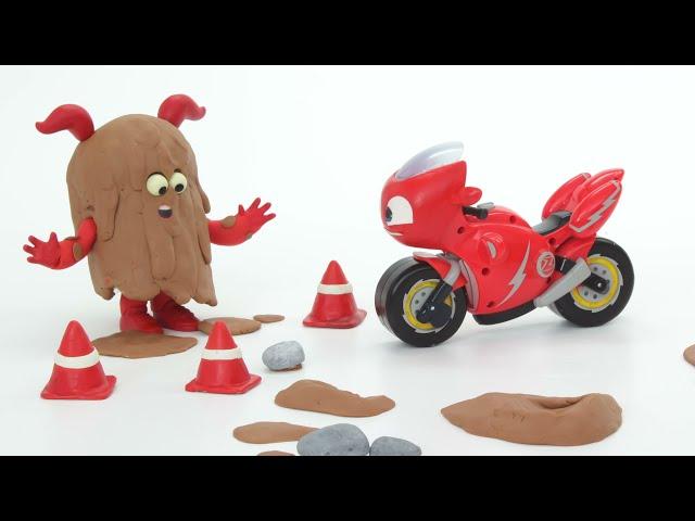 Ricky Zoom Italiano | Ricky rimane bloccato nel fango | Play-Doh Giocattoli per bambini