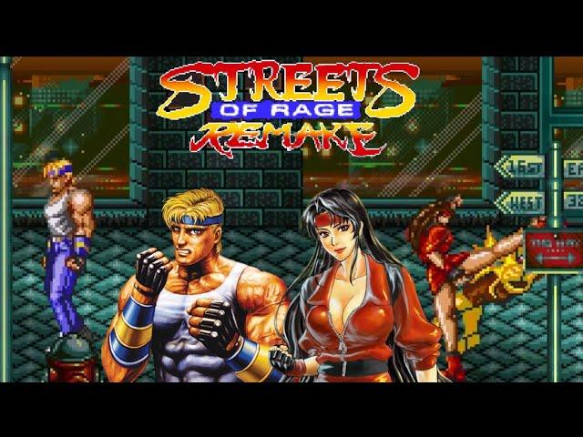 Streets Of Rage Remake V5.2 - Axel & Blaze SOR1 - Route SOR1