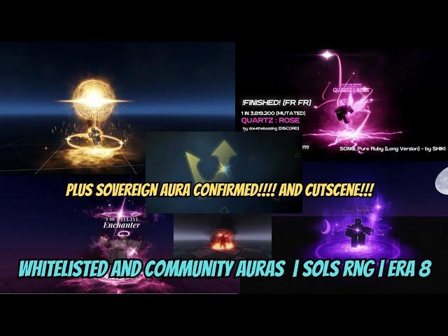 ERA 8 WHITELISTED AND COMMUNITY AURAS | Sol's RNG