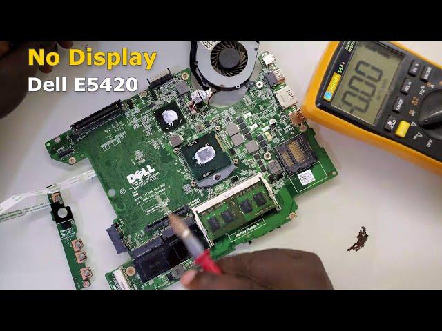 How to Diagnose Fault CPU Power Supply Chip, A Common Issue in Dell E5420 turns on and off