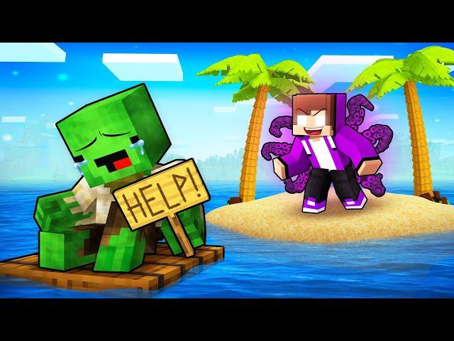 JJ Became Dark and Kicked Mikey Out of the Island in Minecraft (Maizen)