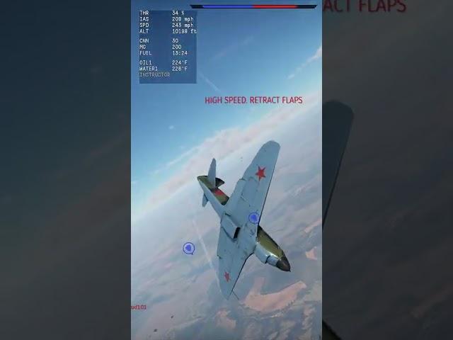 War Thunder Dogfight 40 - Yak-9T vs Bf 109 F-4 #shorts