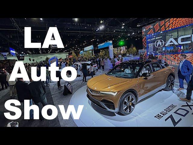 LOS ANGELES AUTO  SHOW  2023 (LA Auto Show). All roads lead to LA Auto Show!  4k HDR