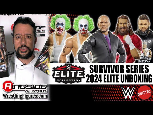 Ringside Collectibles Unboxing: WWE Survivor Series 2024 Elite Full Set of Wrestling Action Figures!