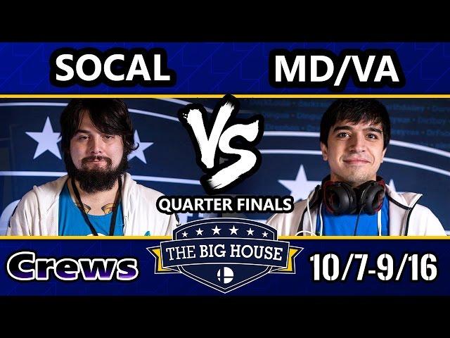 TBH6 SSBM Crews - MD/VA Vs. SoCal - Smash Melee Quarter Finals